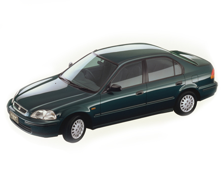 EVA автоковрики для Honda Civic Ferio II (EK3/2WD) седан 1995 - 1998 дорестайл правый руль — ferio_civic